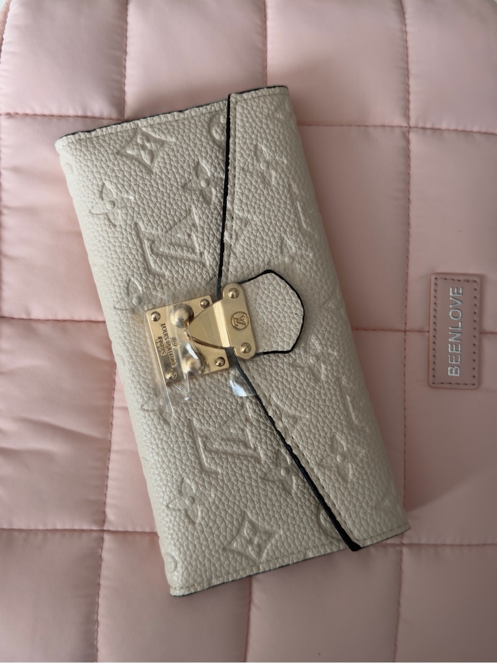 Inspired White Leather Wallet